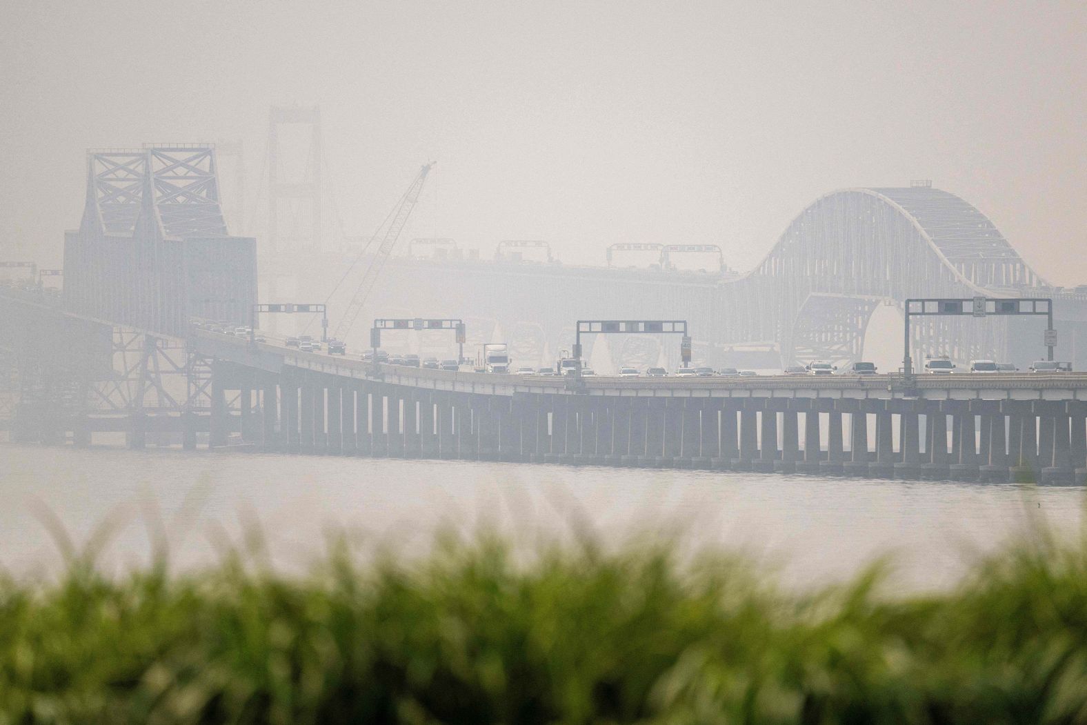 In pictures: Canadian wildfires impact US air quality