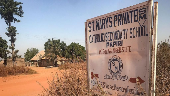 Nigerian police report the kidnapping of students from a Catholic school in Niger State