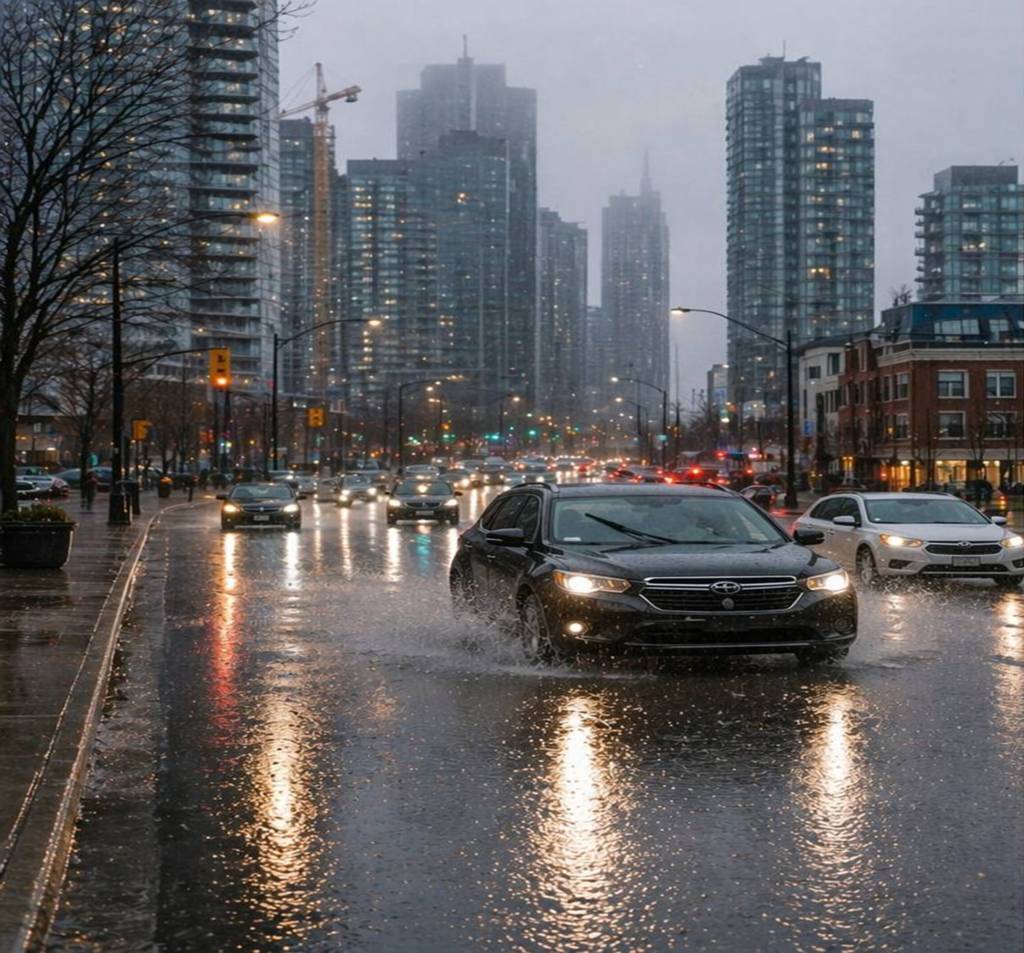 Heavy Rainfall Warnings Issued Across Ontario as Low-Pressure System Moves In
