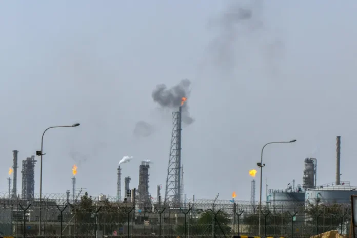 The Mina al-Ahmadi oil refinery in Kuwait Missile and Drone Strikes Hit Kuwait Desalination Plant and Oil Refinery
