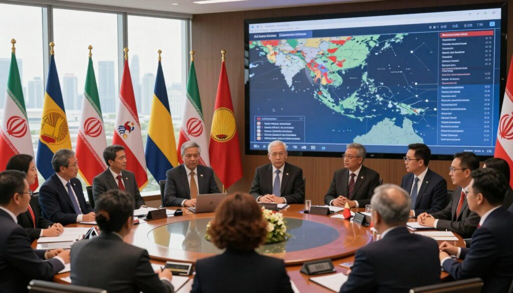 ASEAN member states navigating regional diplomacy
