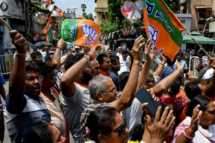Bharatiya Janata Party Modi’s Party Poised for Big Wins in Indian State Elections