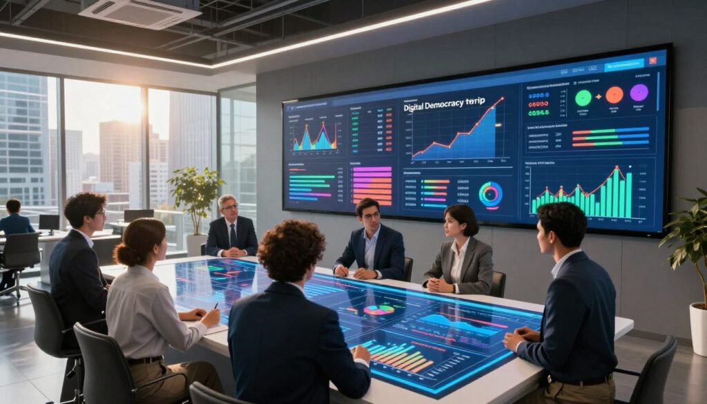 Digital Democracy and real-time tracking
