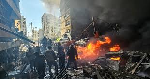Israeli Strike Hits Beirut Suburb, Killing Hezbollah Commander Amid Fragile Ceasefire