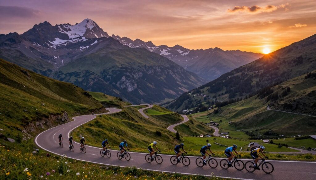 Italian Alps mountain stages