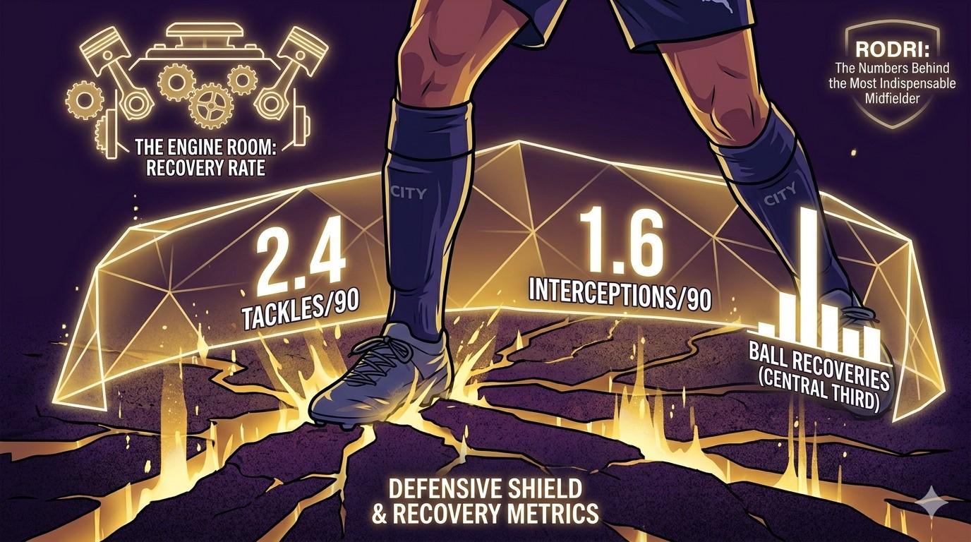 Rodri: The Numbers Behind the Most Indispensable Midfielder in World Football