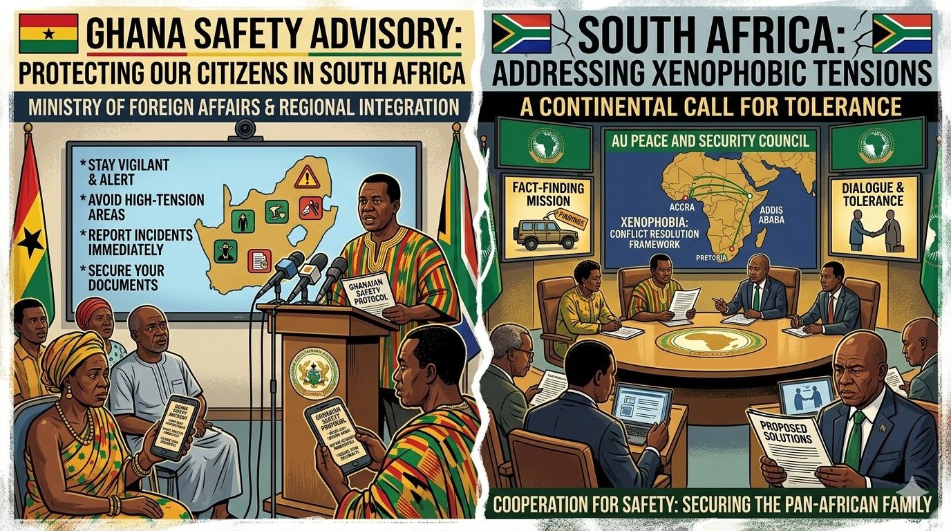 Ghana Issues Safety Advisory to Citizens in South Africa Over Protests