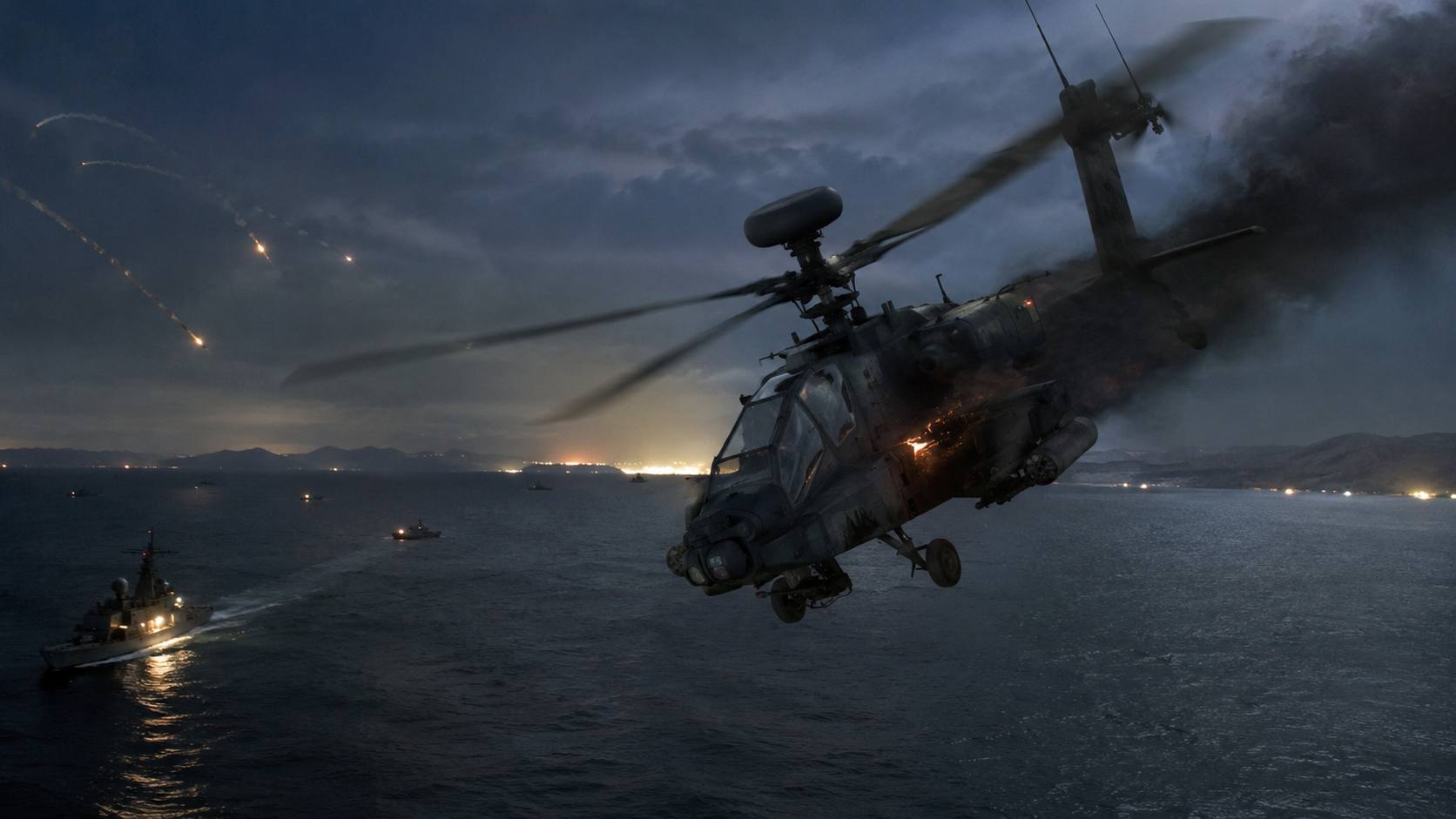 U.S. Strikes Iranian Air Defenses After Apache Helicopter Downed in Strait of Hormuz