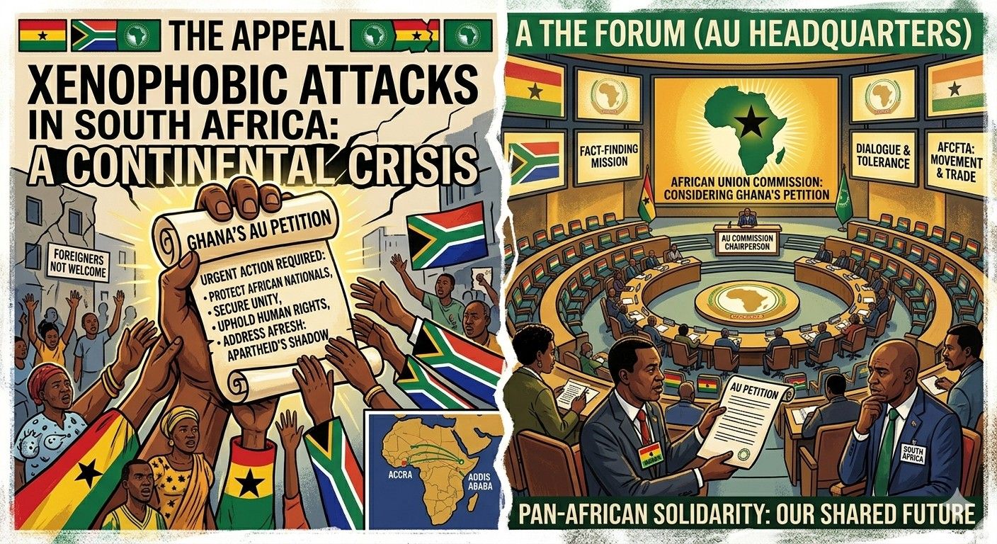 Ghana’s AU Xenophobia Petition: A Call for Continental Action Against Attacks in South Africa