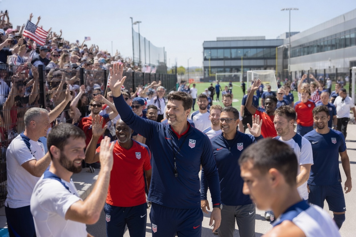 U.S. Team Embraces Fan Support as It Settles Into World Cup Training Base