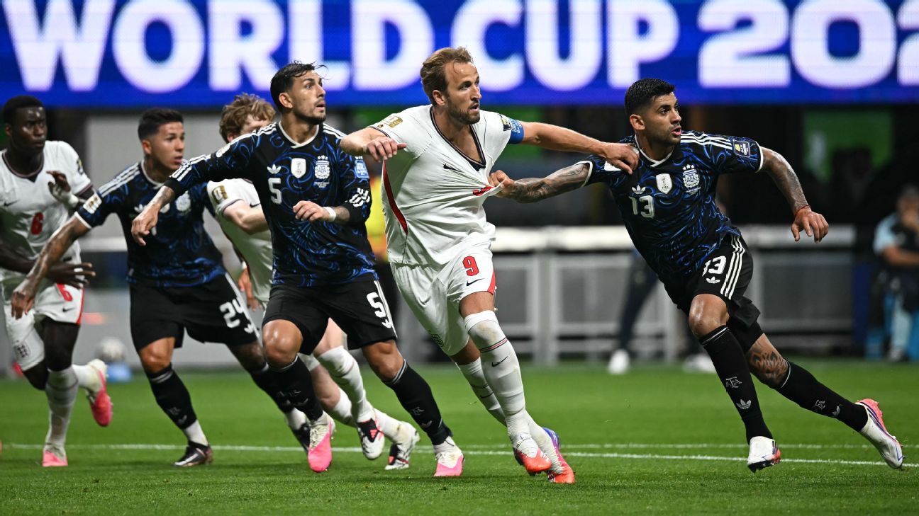 Argentina Advance to the World Cup Final With a Dramatic 2-1 Win Against England 1 Argentina in action against Spain during the World Cup Semifinal match