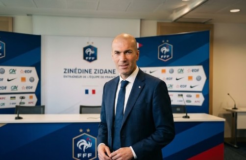France national team head coach Zinedine Zidane