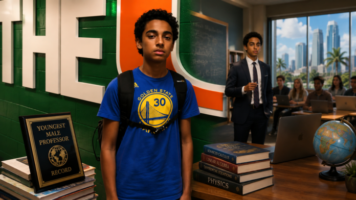 18 Year Old Educator Sets Guinness World Record as Youngest Male Professor in Miami, Florida 18 Year Old Educator Sets Guinness World Record as Youngest Male Professor in Miami, Florida