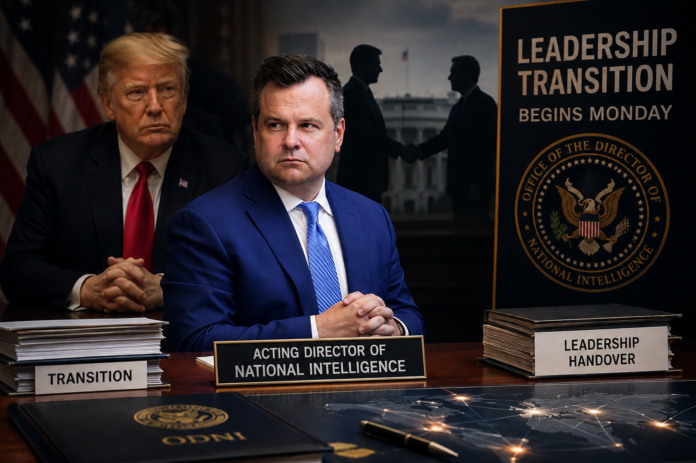 Acting Director of National Intelligence Leadership Transition Begins Monday After Trump Talks Acting-Director-of-National-Intelligence-Leadership-Transition-Begins-Monday-After-Trump-Talks