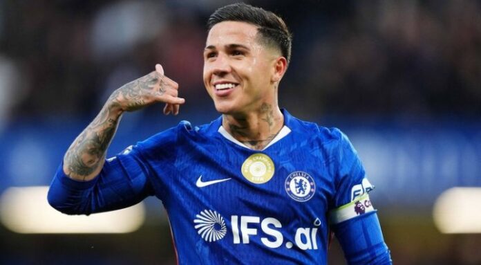 Chelsea midfielder Enzo Fernandez.