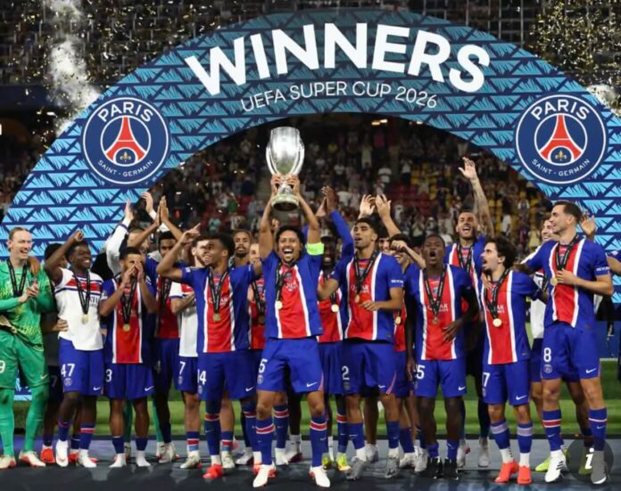PSG seal UEFA Super Cup trophy