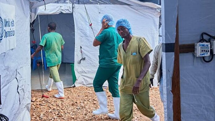 Unpaid health workers strike as Congo’s Ebola contact tracing falls behind Unpaid health workers strike as Congo’s Ebola contact tracing falls behind